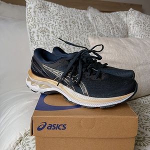 Womens ASICS Gel Kayano 27 French Blue Champagne